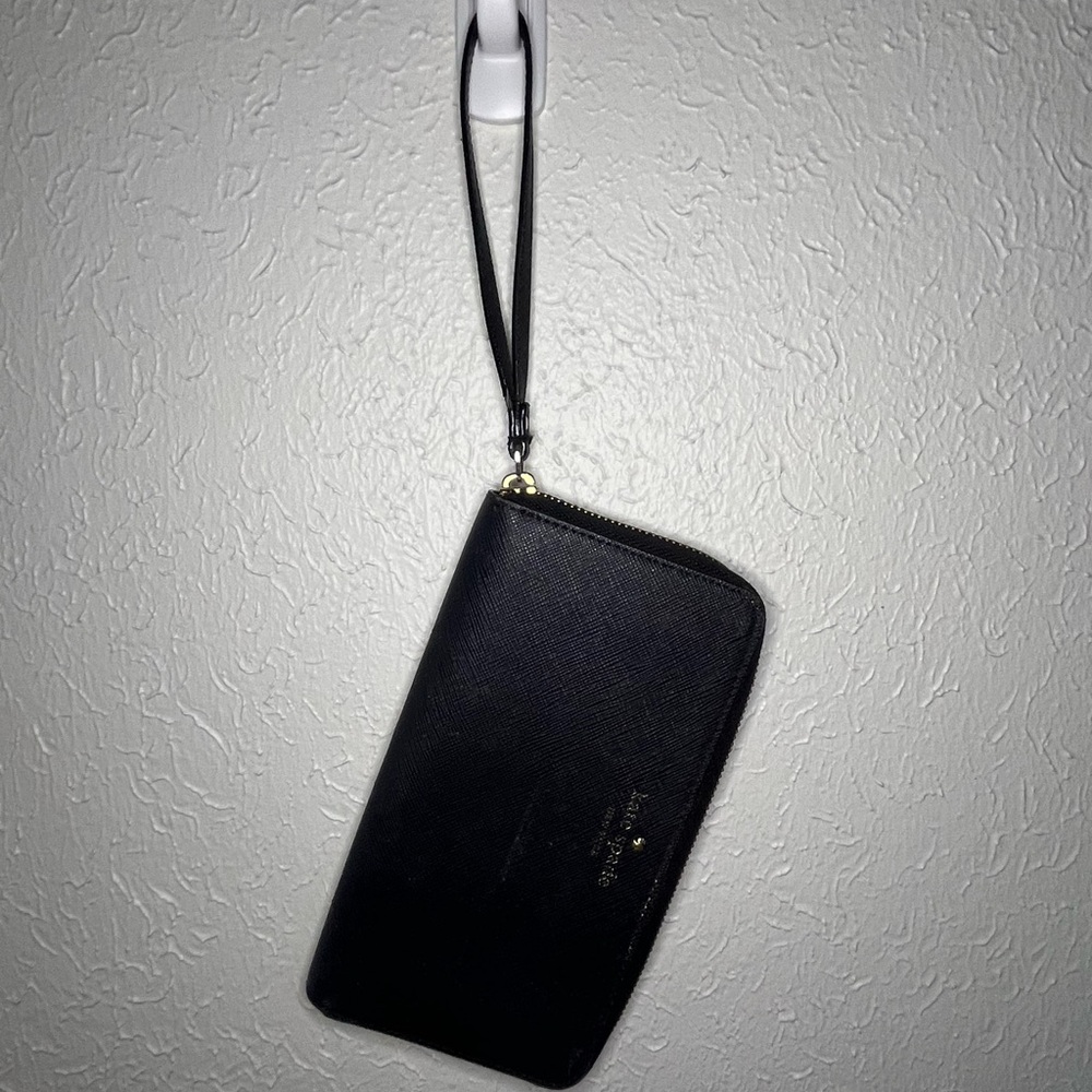 Kate Spade Black Wristlet Wallet